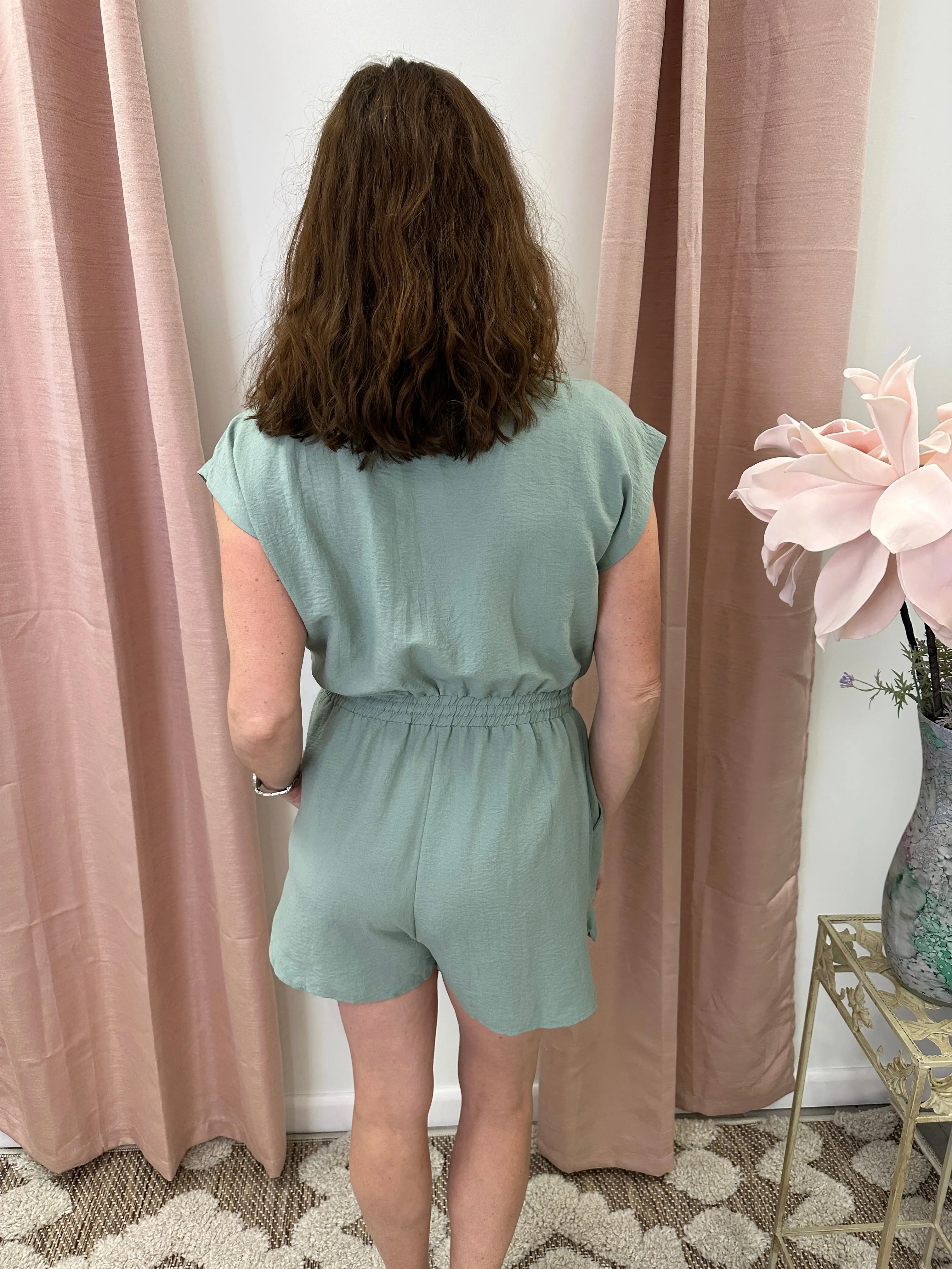 Dessert - A Woven Romper