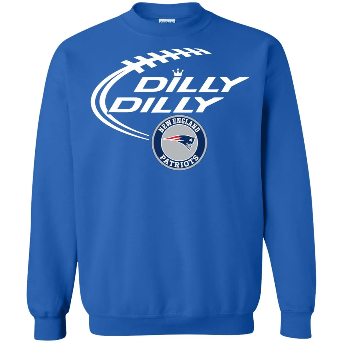Dilly Dilly New England Patriots Nfl Football Unisex Crewneck Pullover Sweatshirt