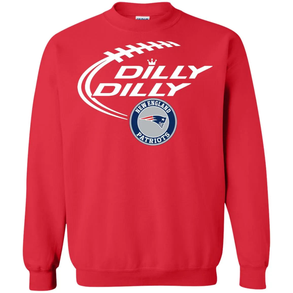 Dilly Dilly New England Patriots Nfl Football Unisex Crewneck Pullover Sweatshirt
