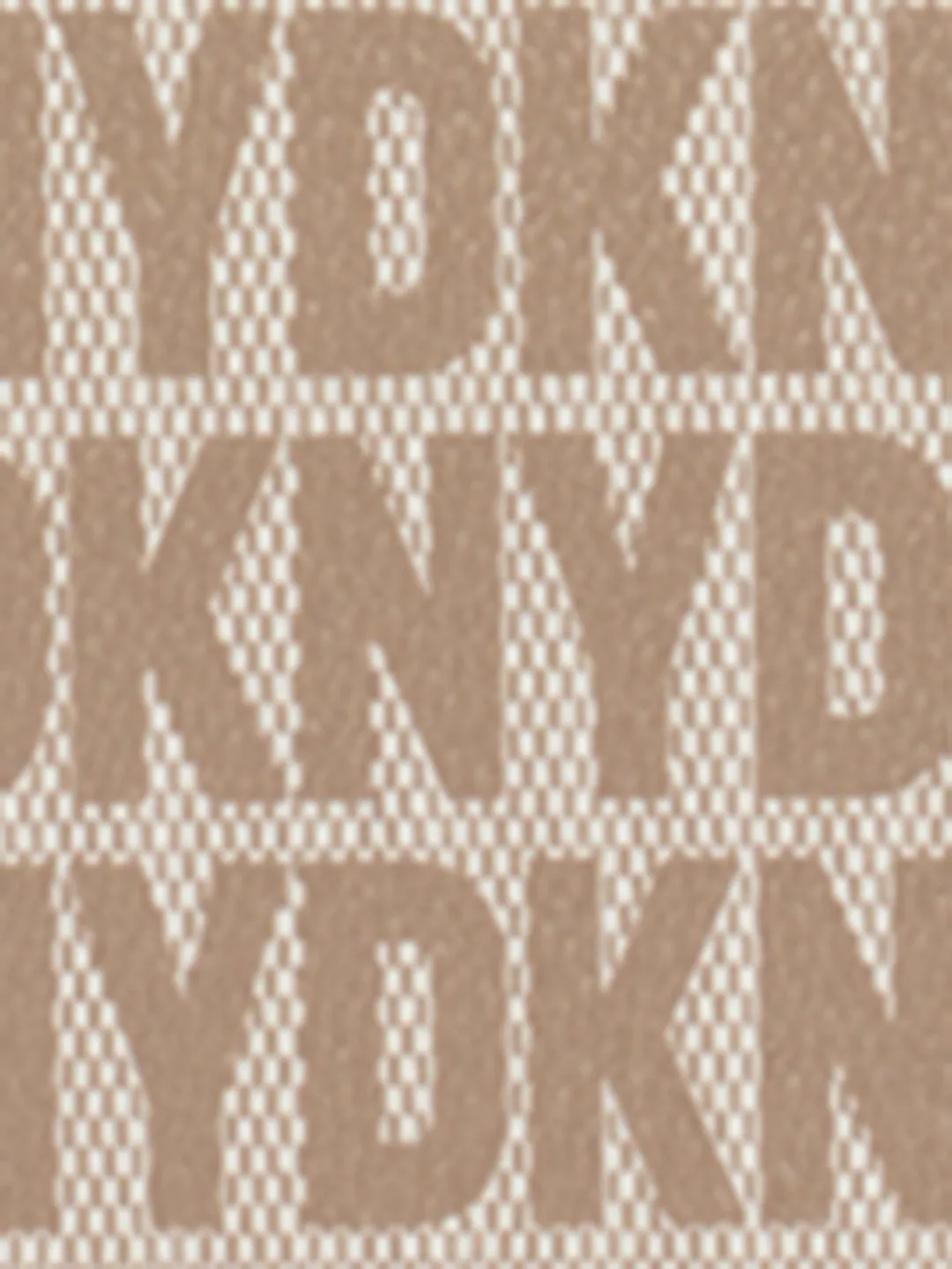 DKNY Women Beige Printed Handbag