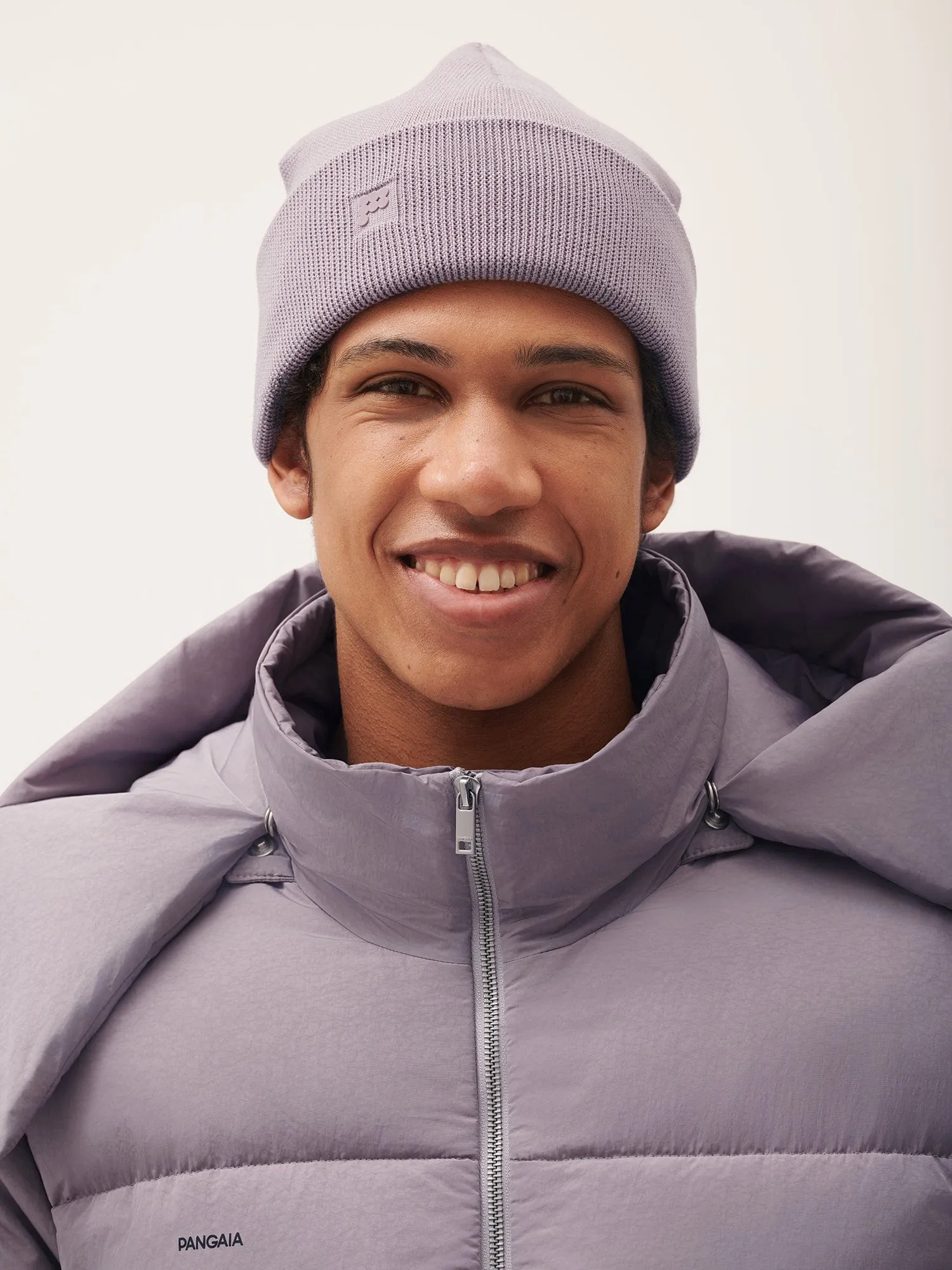 DNA Regenerative Merino Wool Beanie—raisin purple
