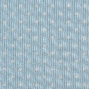 Dotted Printed Silk Bespoke Tie - Pale Blue