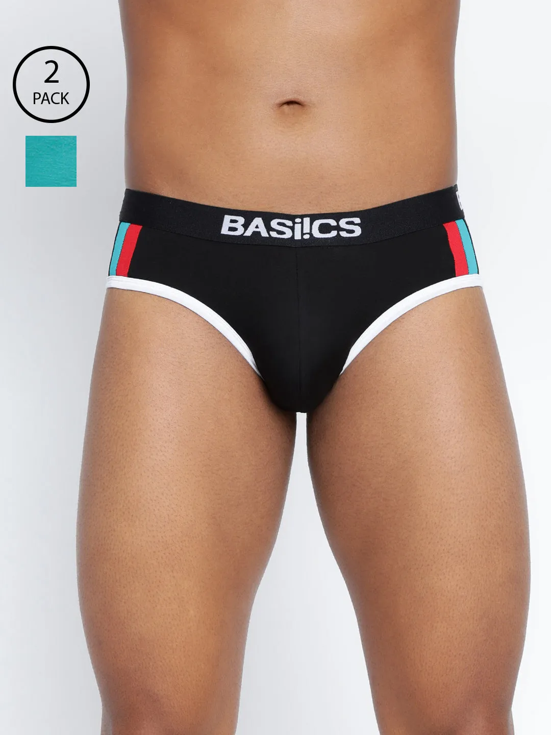 Double Stripe Classic Brief (Pack of 2)
