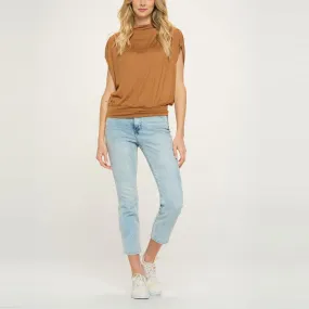Drapey Cap Sleeve Top