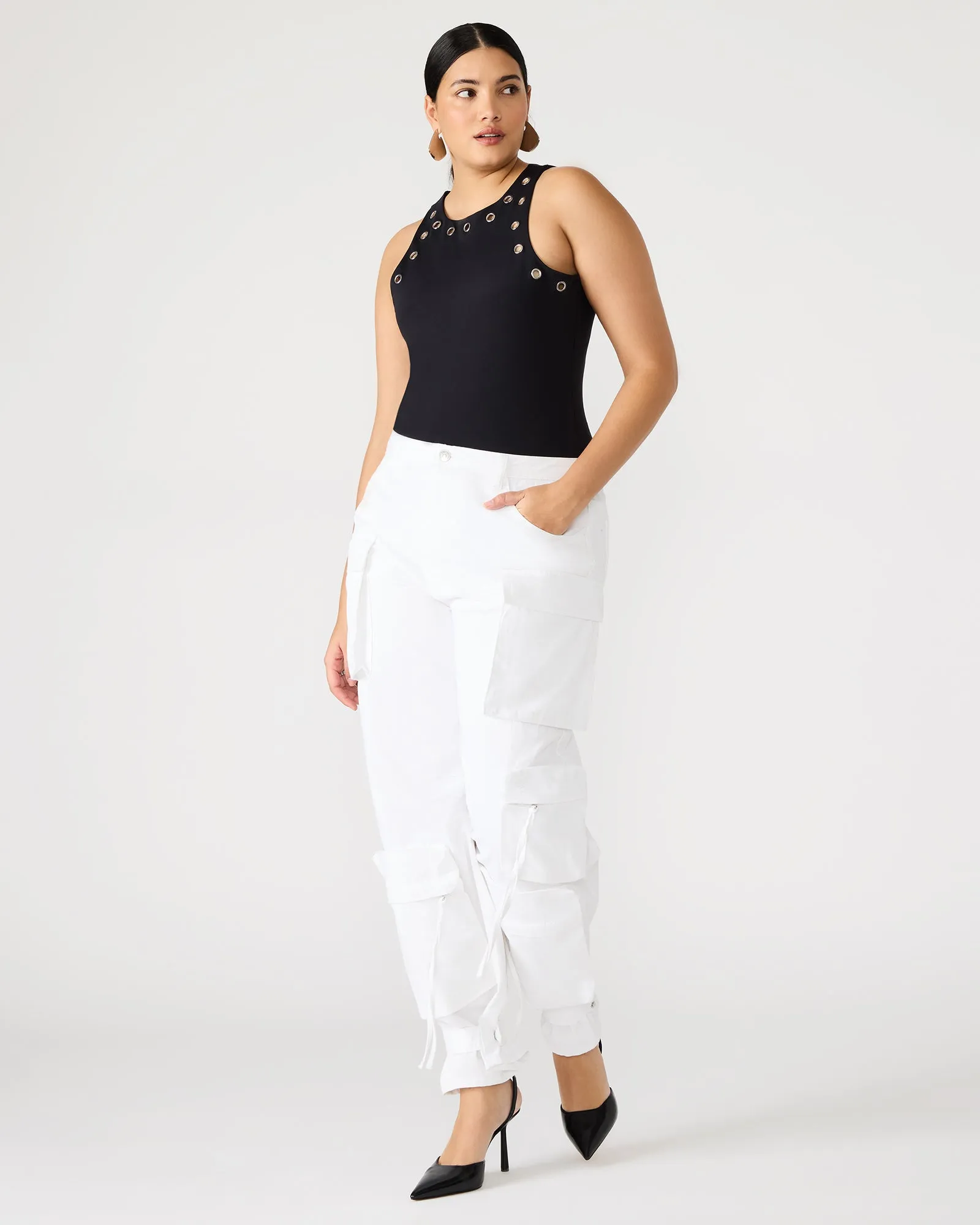 DUO CARGO PANT WHITE