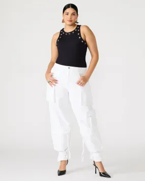DUO CARGO PANT WHITE