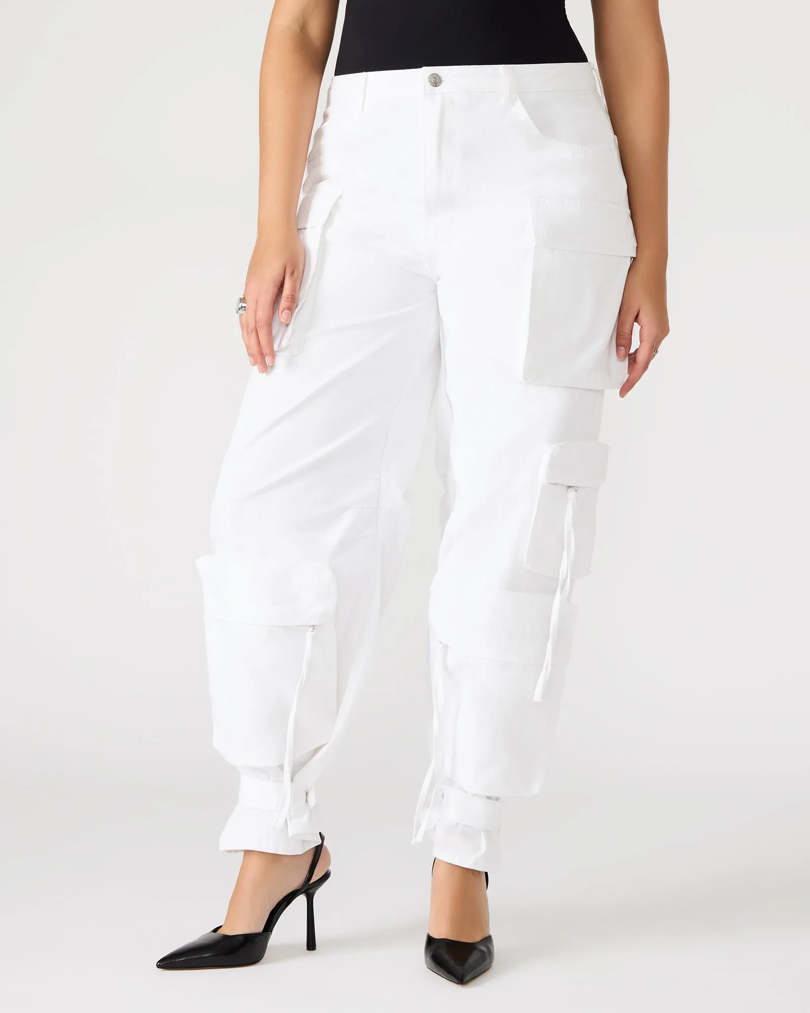 DUO CARGO PANT WHITE