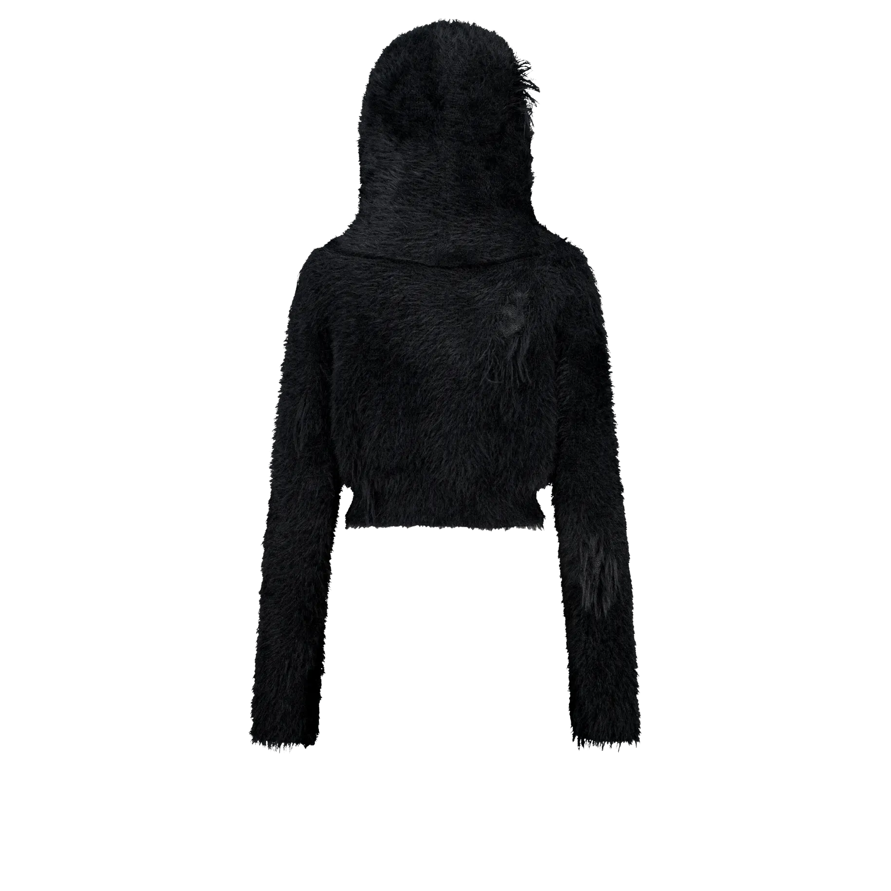 (Emma) Mystery hooded Knit in Black
