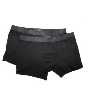 Ermenegildo Zegna Boxer Briefs Black Men Underwear 2 Pack - Stretch Cotton L SALE