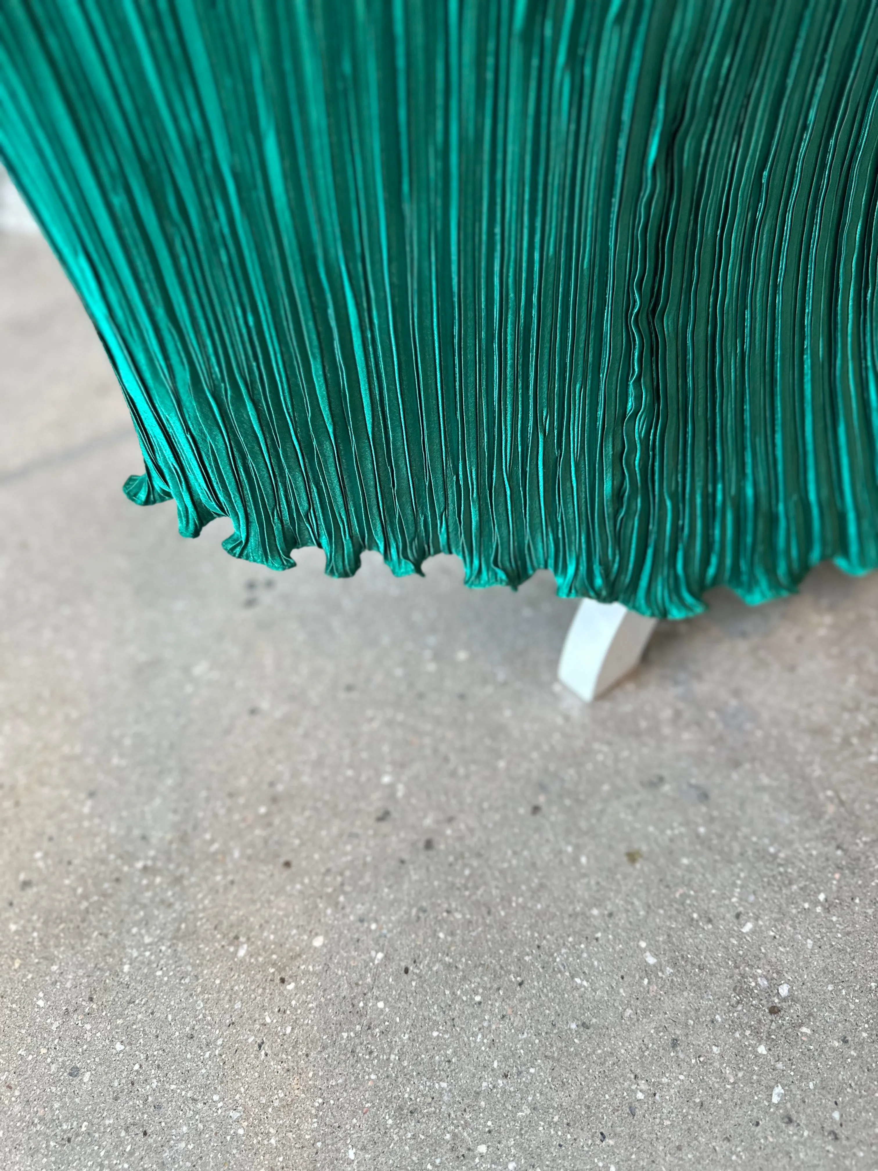 George F. Couture Plisse Skirt