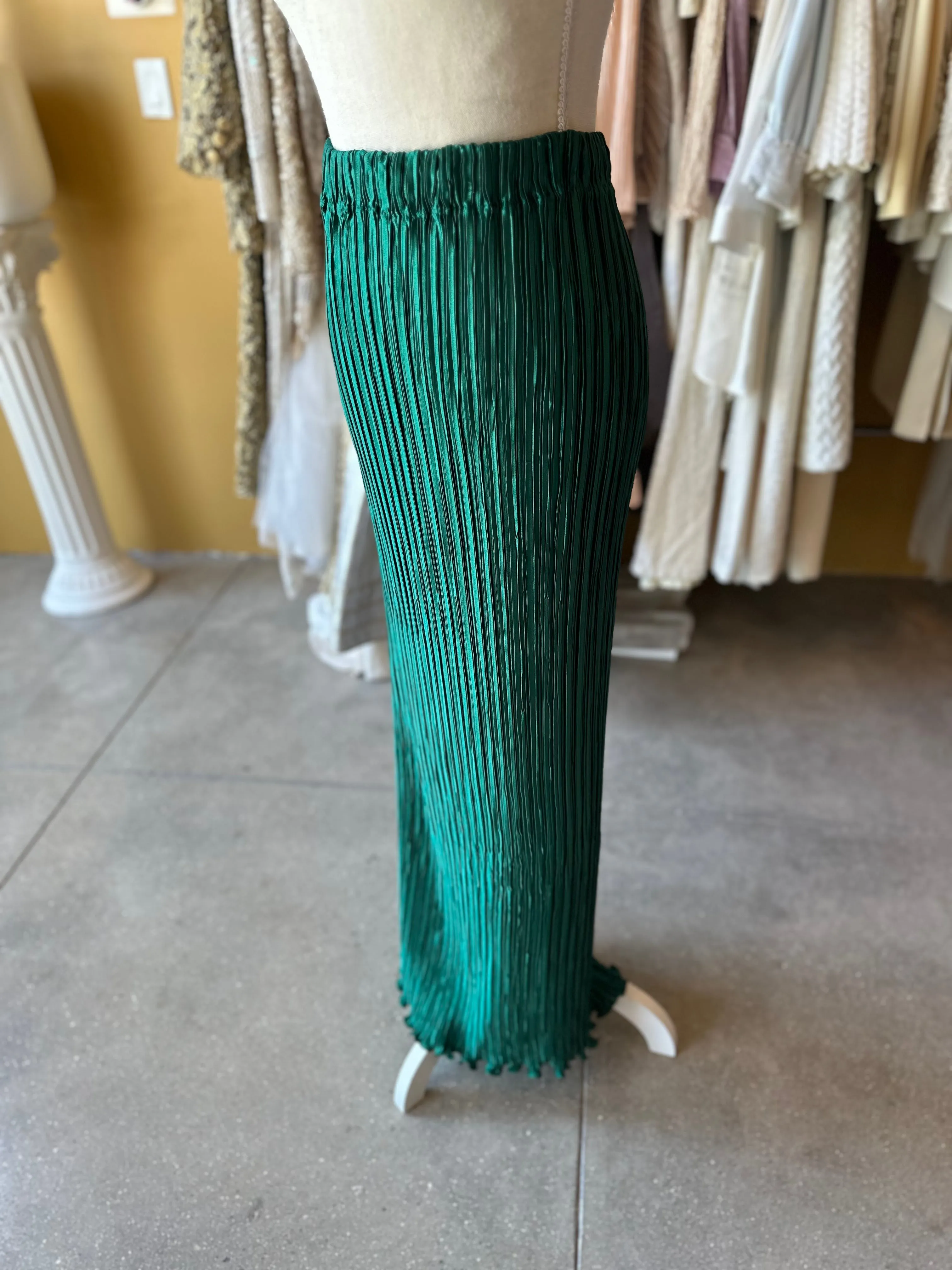 George F. Couture Plisse Skirt