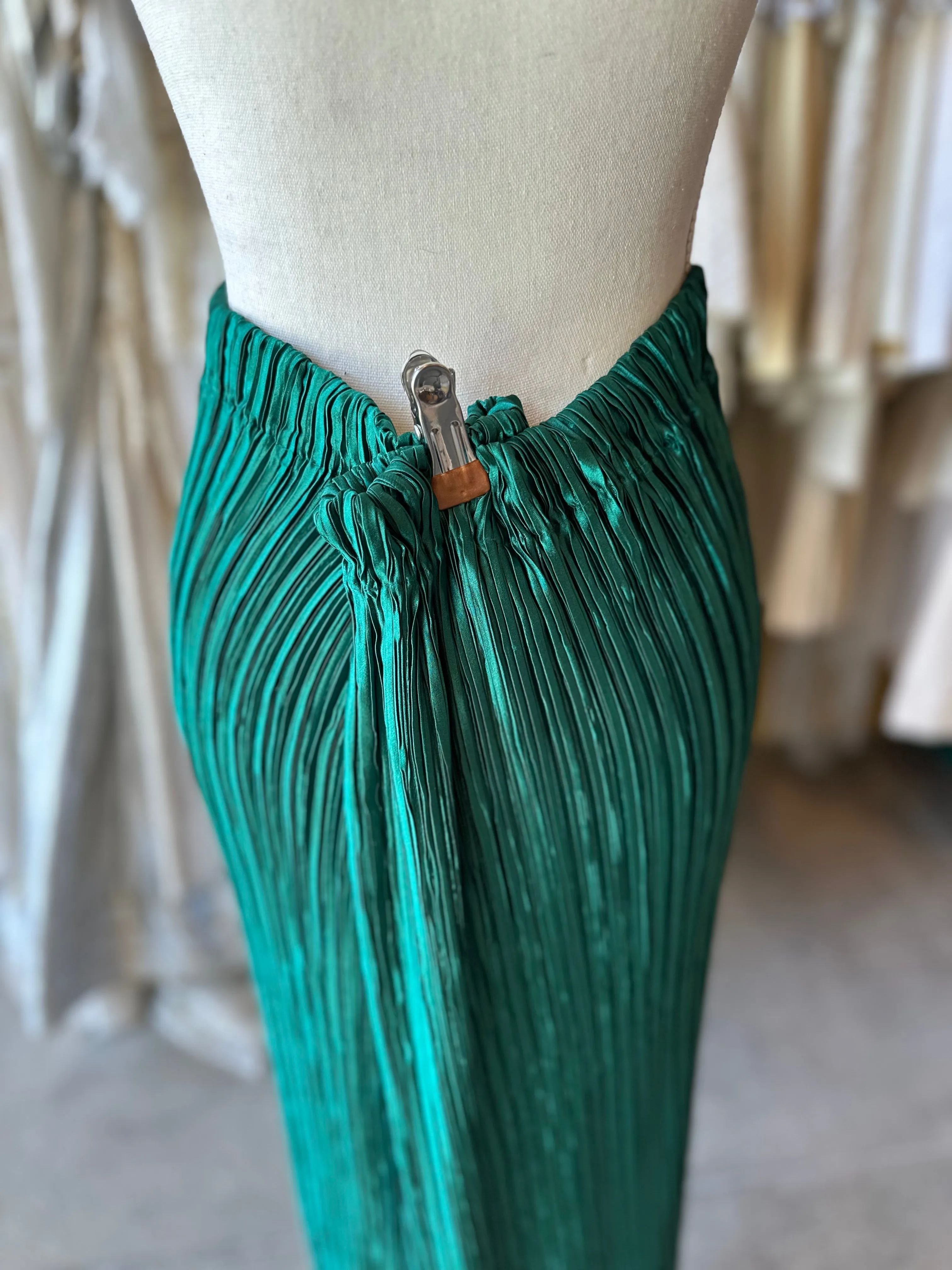 George F. Couture Plisse Skirt