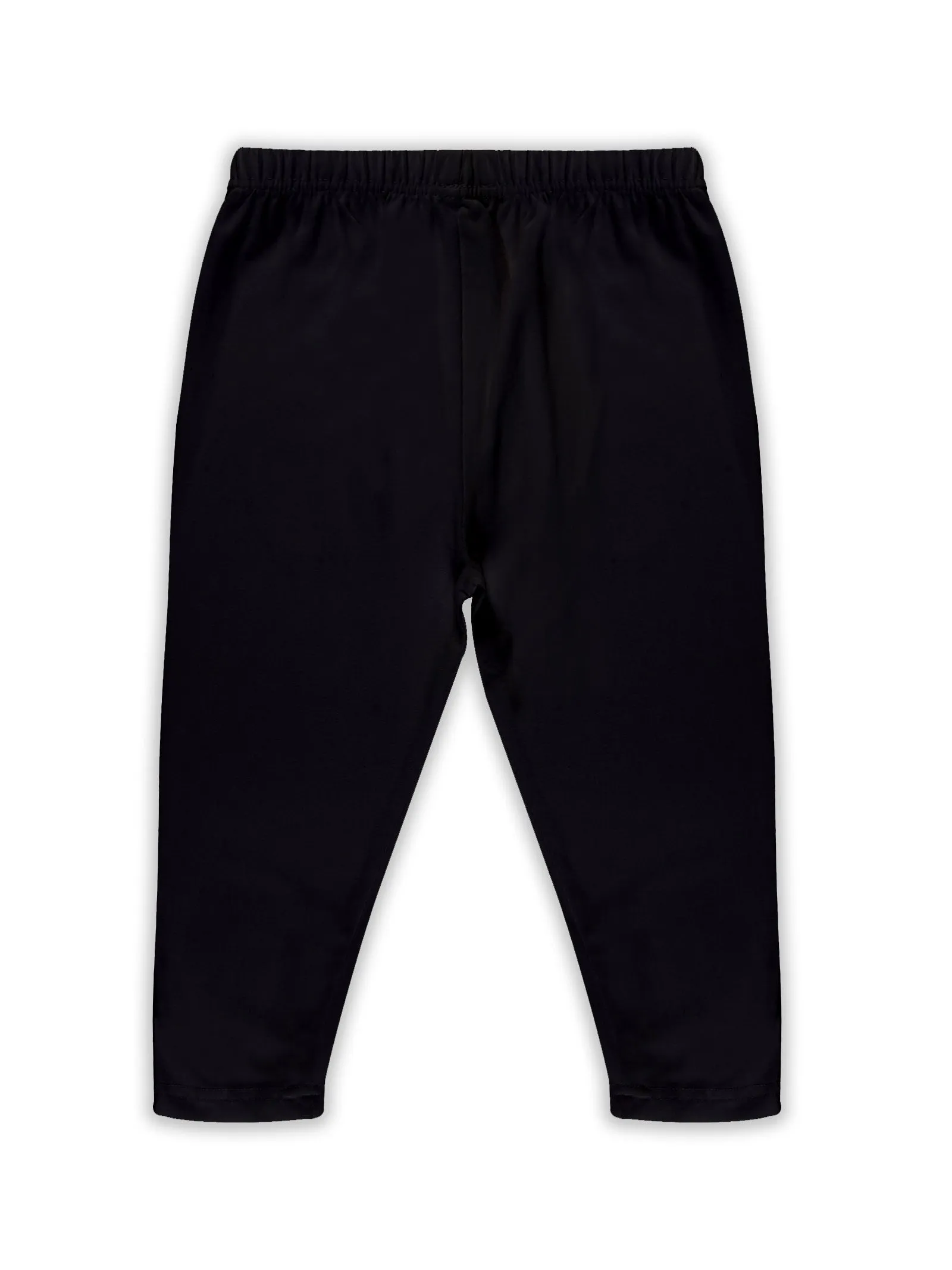 Girls Solid Capri Legging Pack of 2