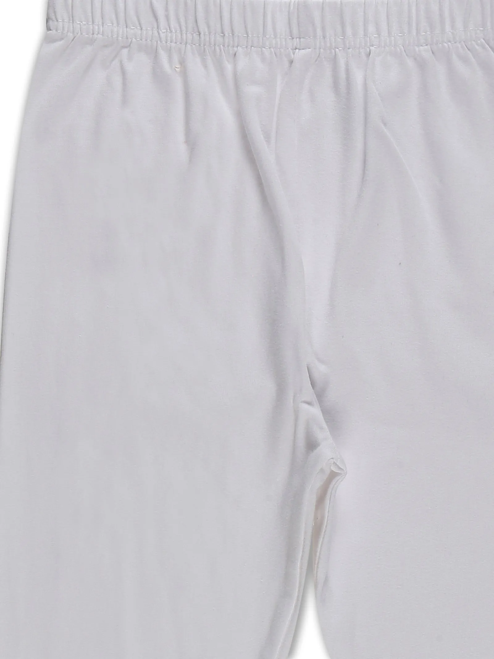 Girls Solid Capri Legging Pack of 2