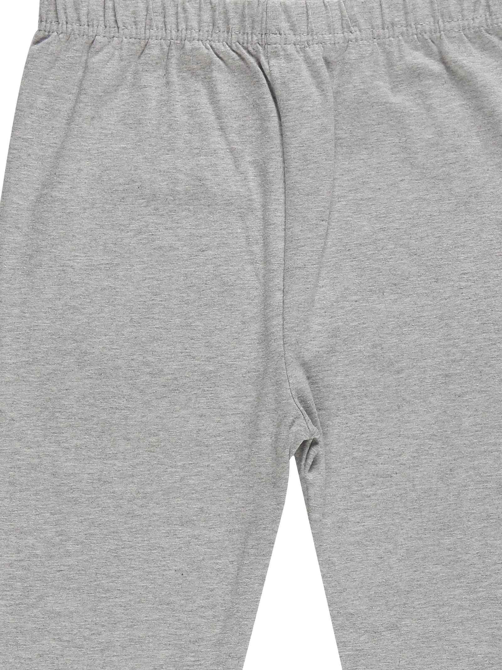 Girls Solid Capri Legging Pack of 2