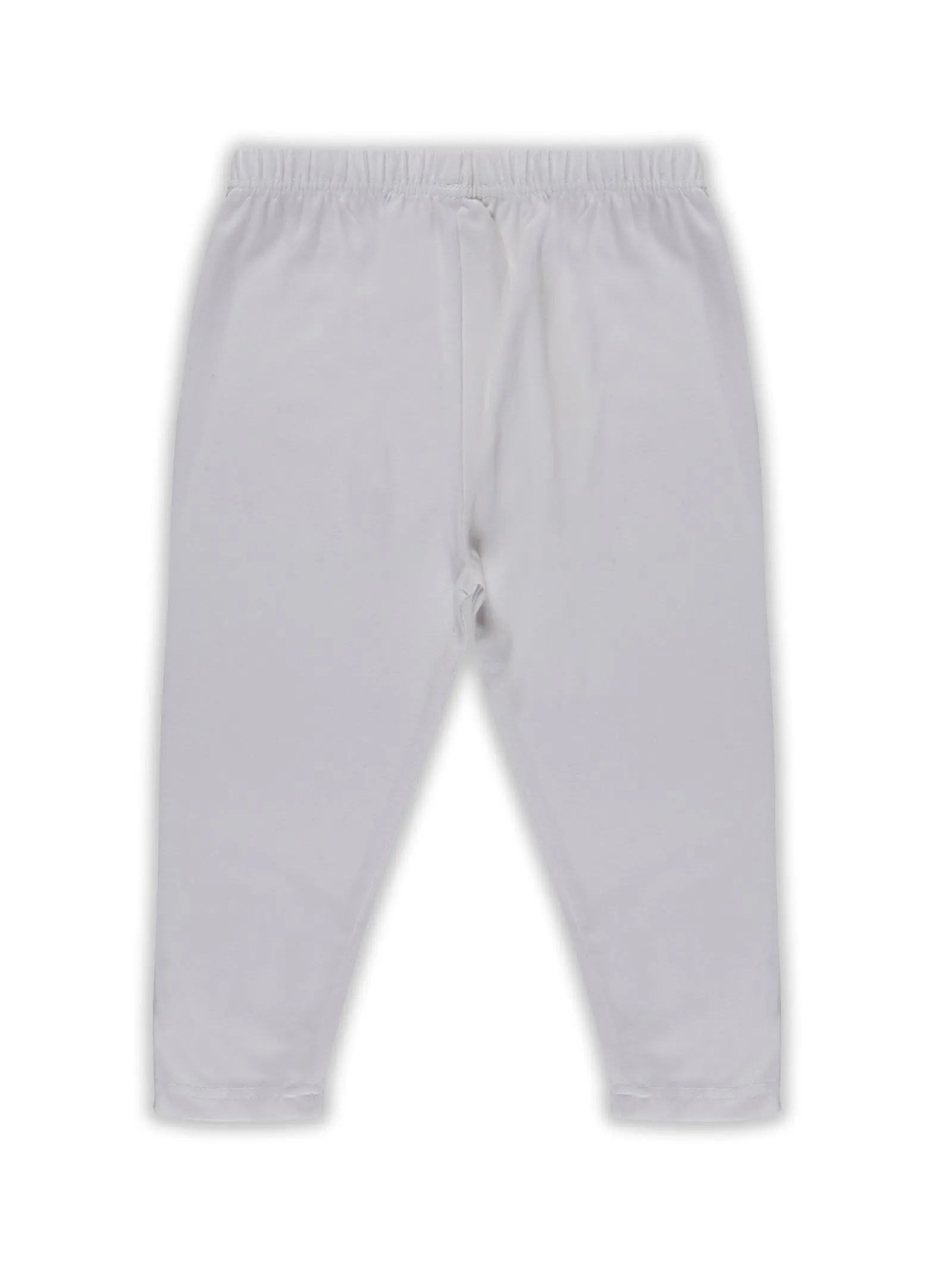Girls Solid Capri Legging Pack of 2