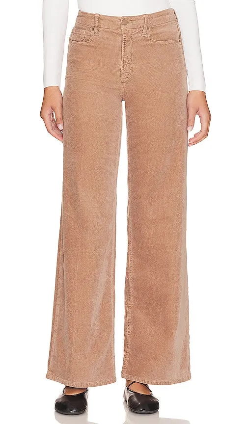 Good American Good Skate Corduroy in Beige