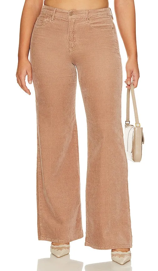 Good American Good Skate Corduroy in Beige