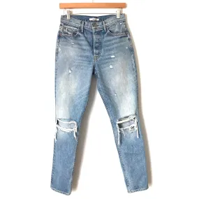 GRLFRND Karolina Distressed Jeans- Size 26 (Inseam 28.5”) see notes