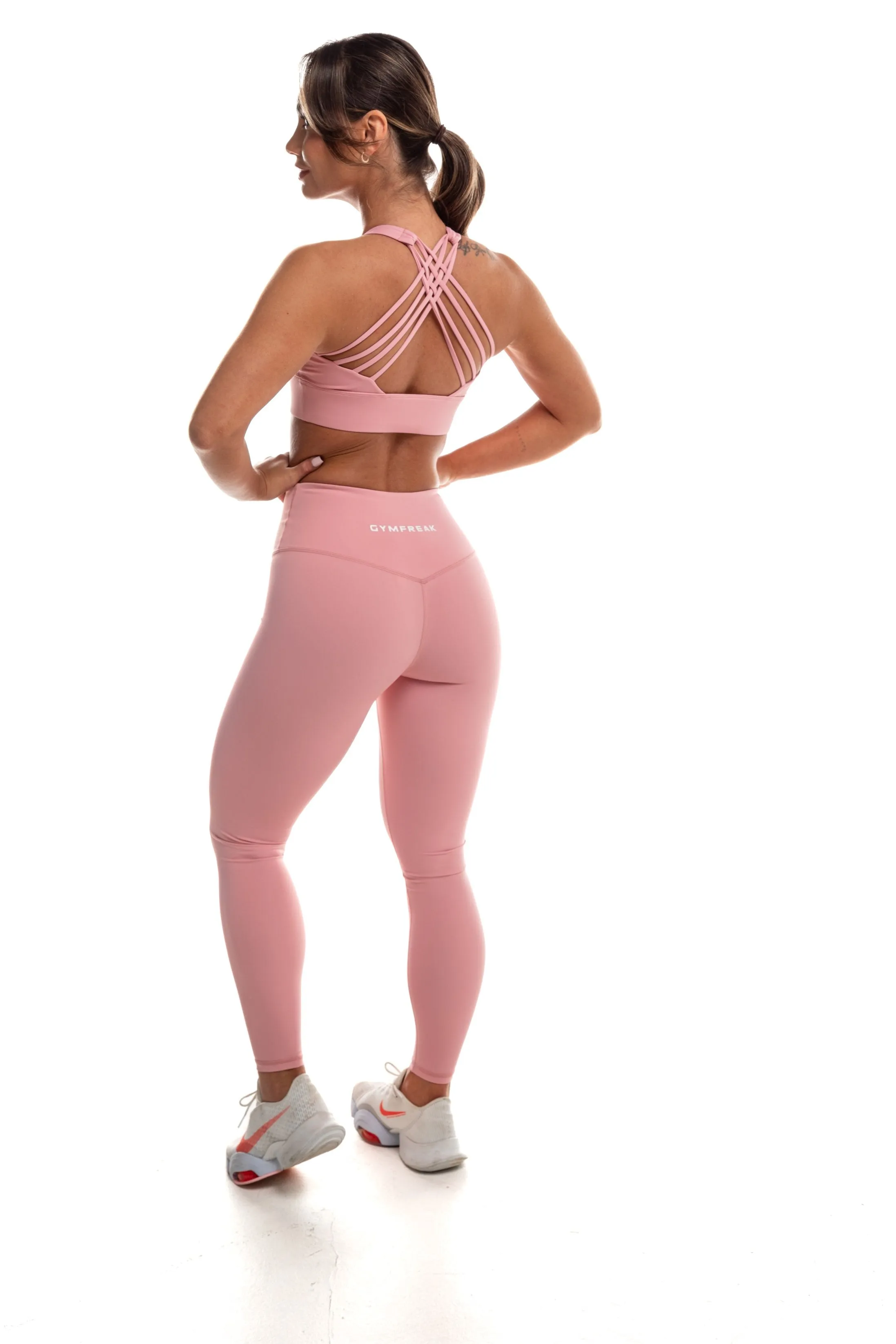 GymFreak Women's Vision Leggings - Pink