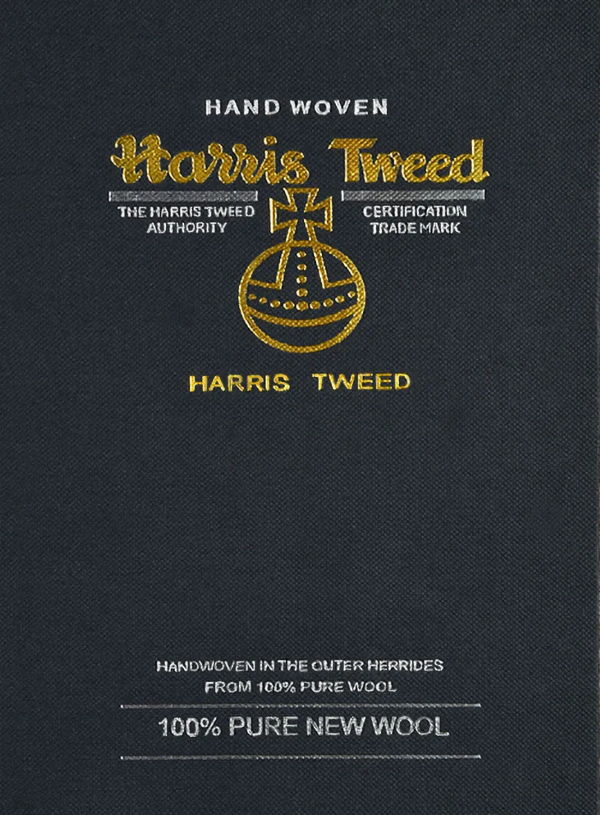 Harris Tweed Dark Gray Check Pants