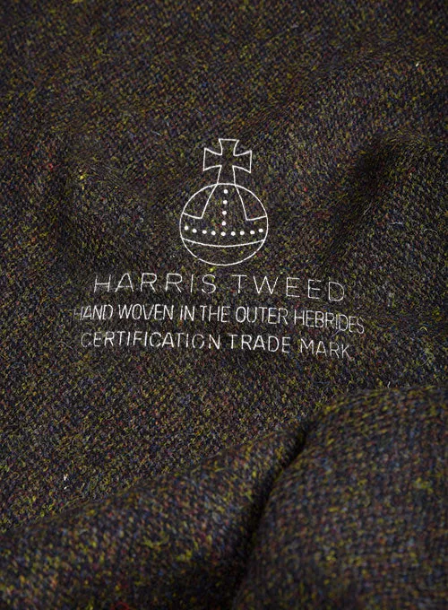 Harris Tweed Melange Brown Pants