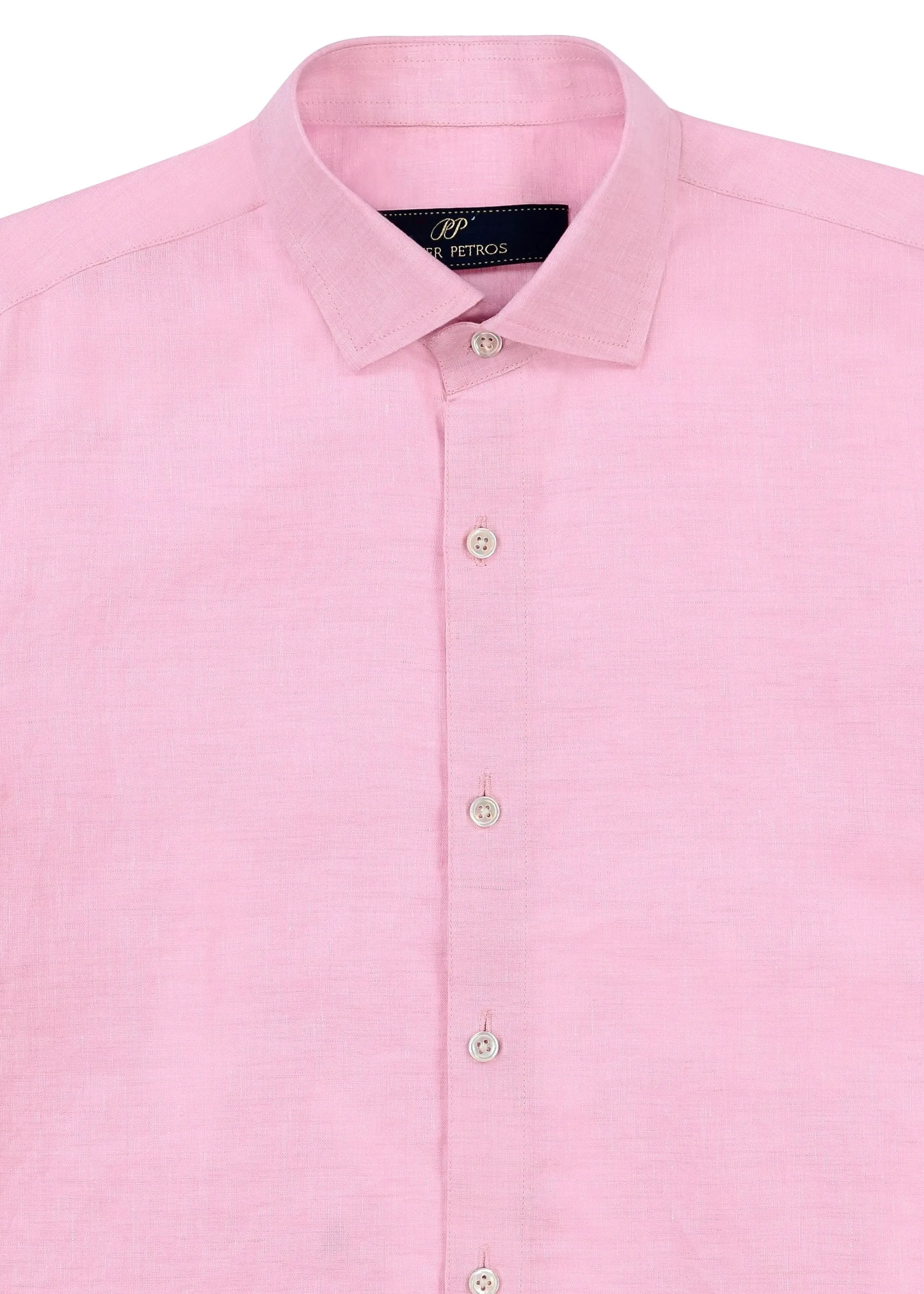HER Laos Linen Shirt - Pink