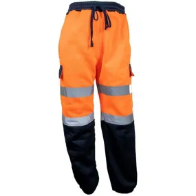 Hi Vis Safety Color Block Sweatpants Reflective Joggers