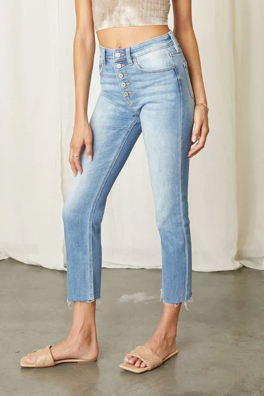 High Rise Skinny St Leg Jean