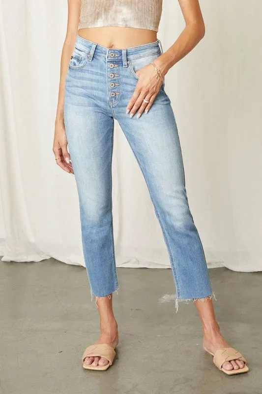 High Rise Skinny St Leg Jean