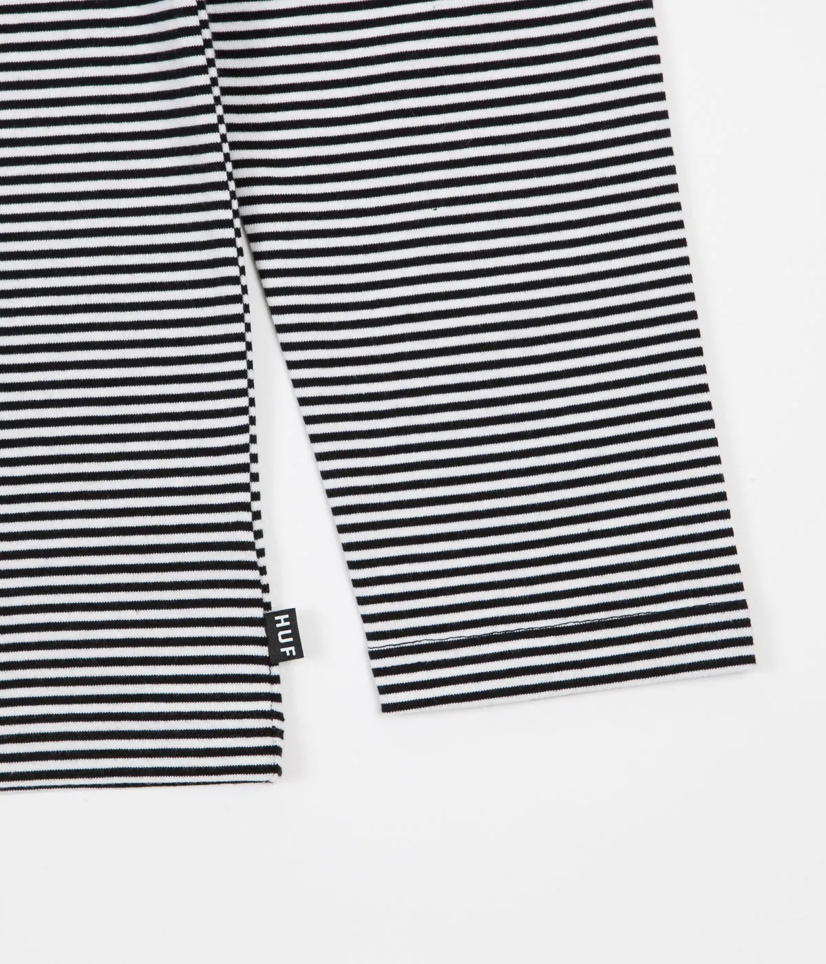 HUF Royal Stripe Long Sleeve Shirt - White / Black