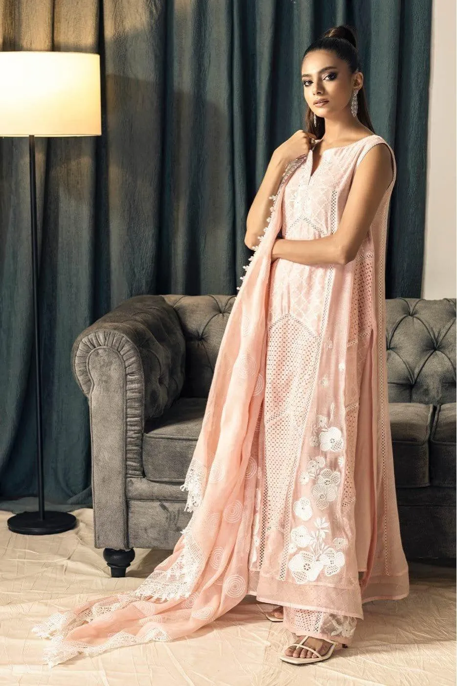 Insia Sohail - Peach Qirat