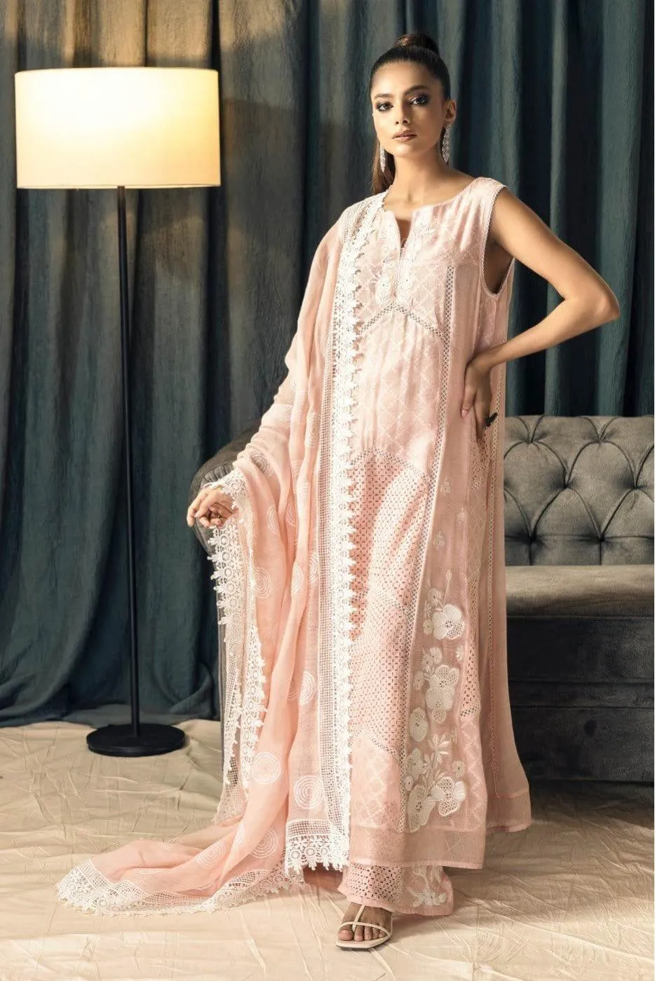 Insia Sohail - Peach Qirat