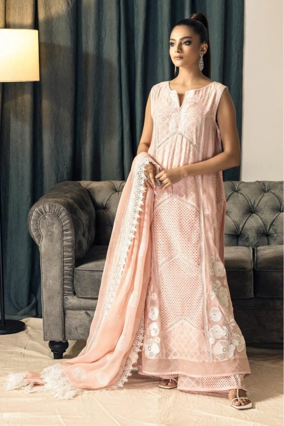 Insia Sohail - Peach Qirat