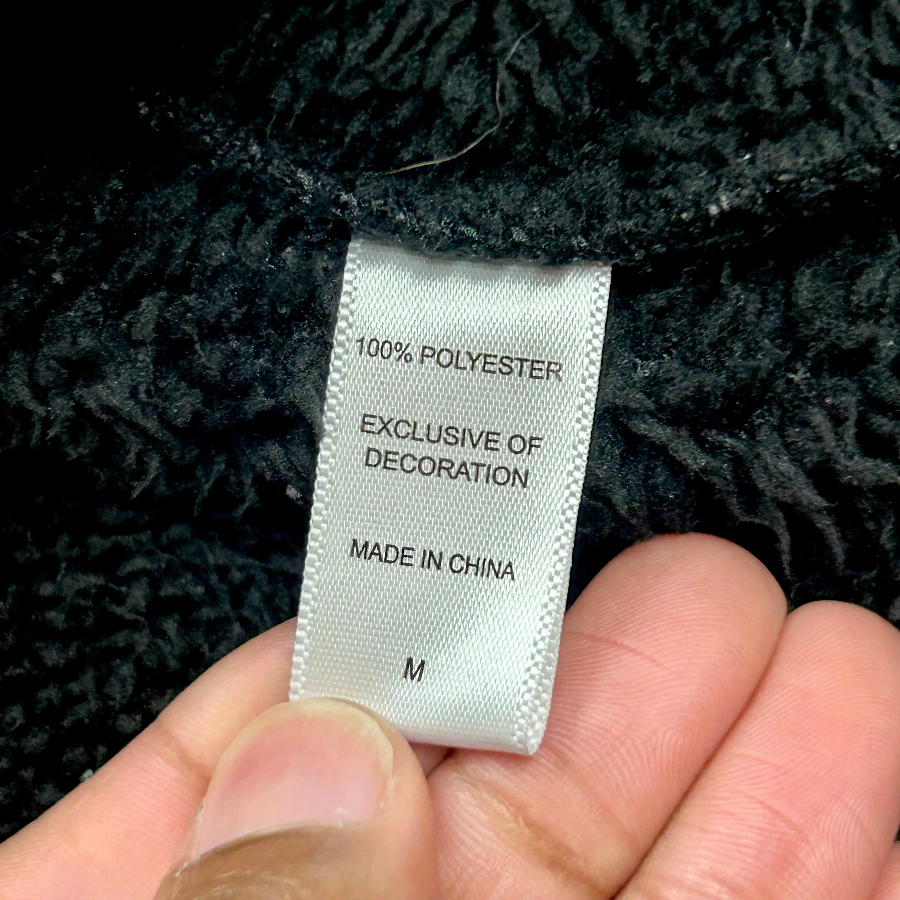 Jacket Fleece By Cuddl Duds In Black, Size: M