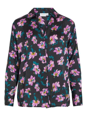 Kiko Shirt (Black Floral)