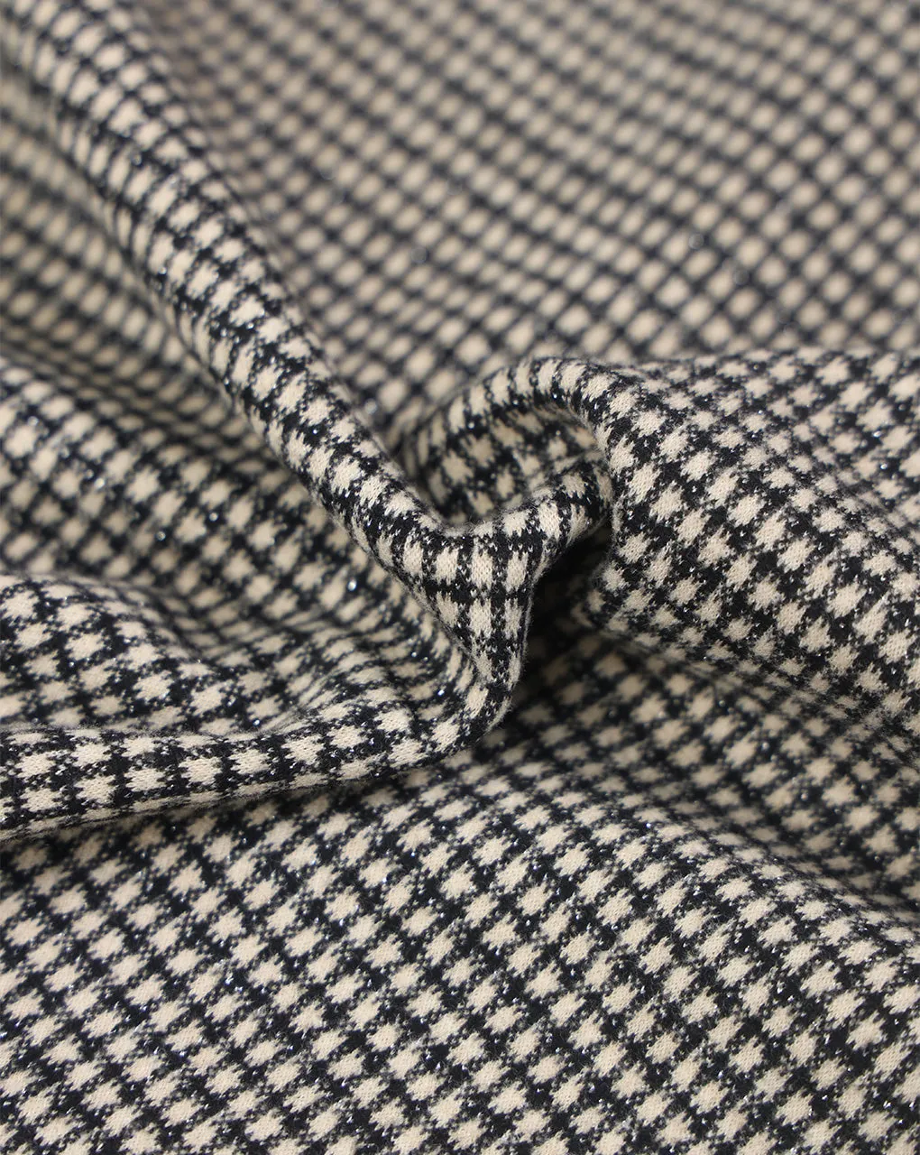 KNITTED TWEED LYCRA FABRIC (WIDTH - 58 INCHES)
