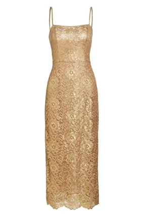 Lace Midi Slip Dress