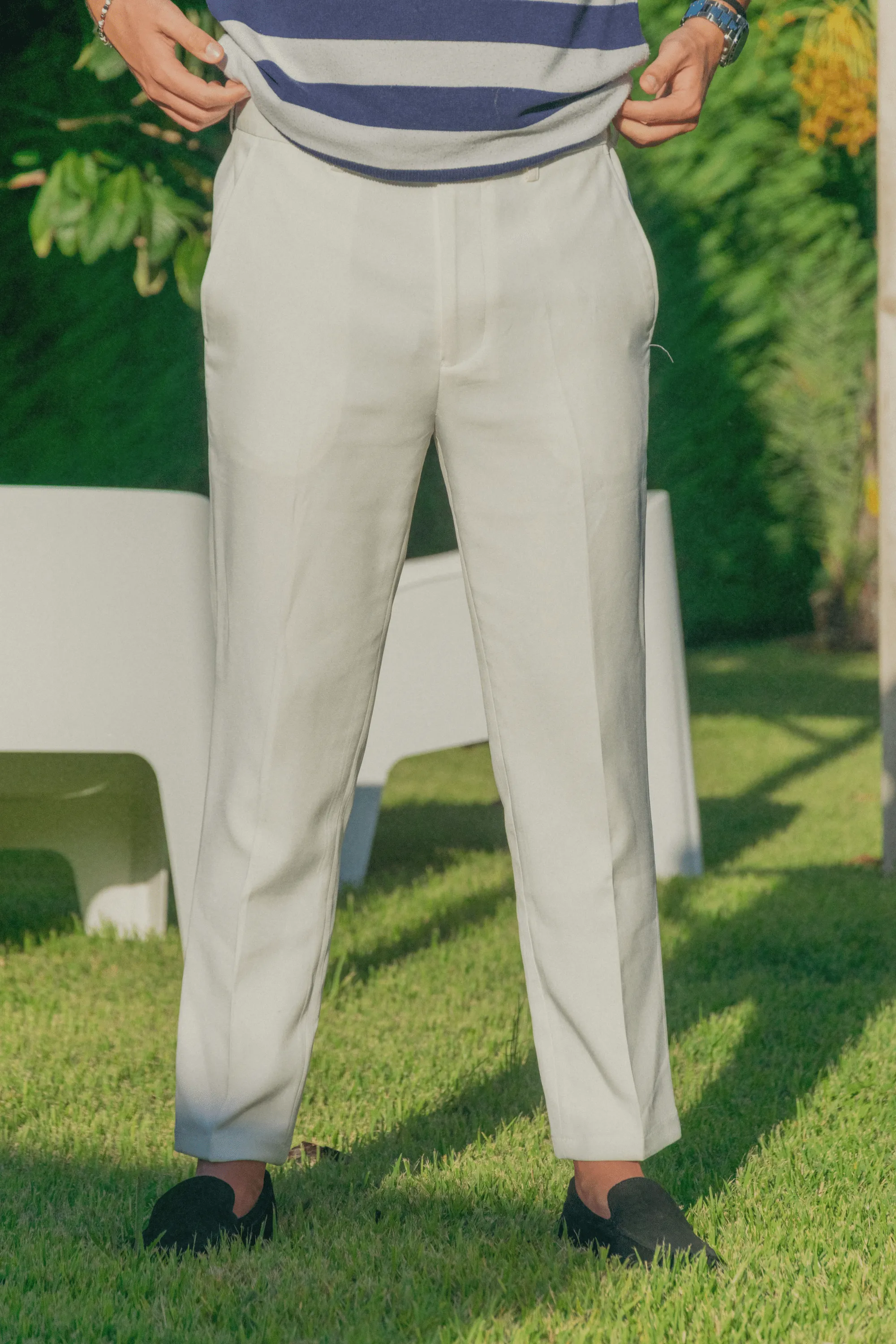Lago Maggiore - Elegant Slim Fit Pant