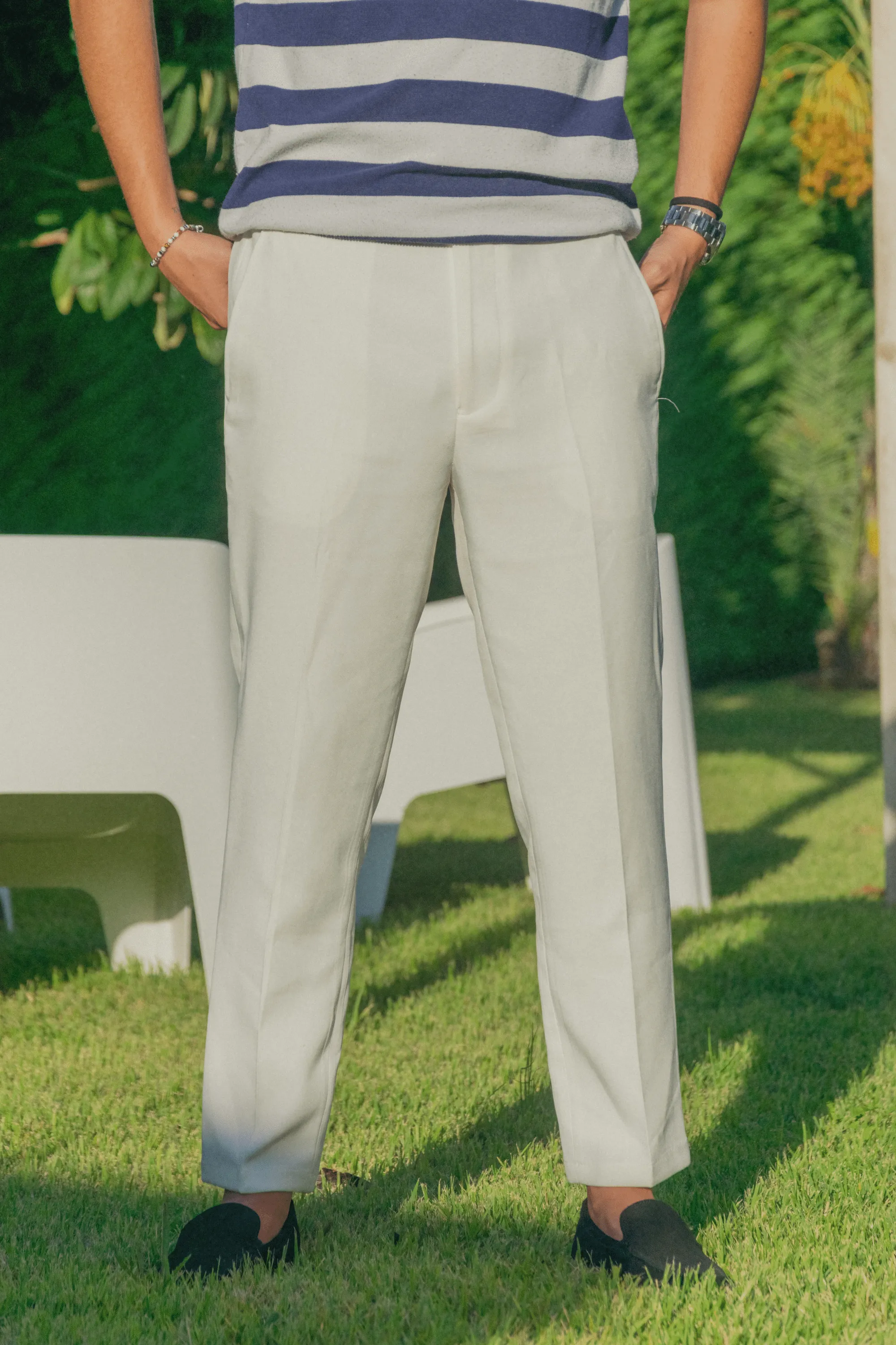 Lago Maggiore - Elegant Slim Fit Pant