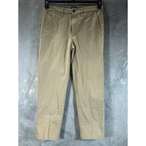 LANDS' END Men's Tan Traditional-Fit Straight-Leg Chino Pants SZ 31
