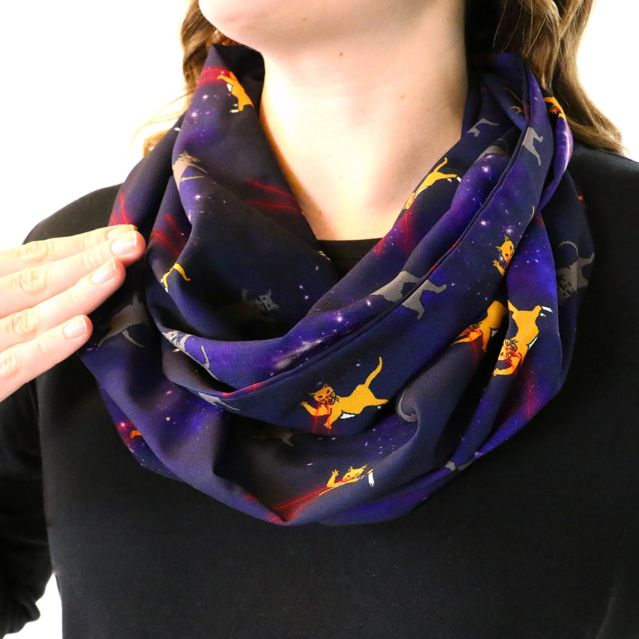 Laser Cats Infinity Scarf