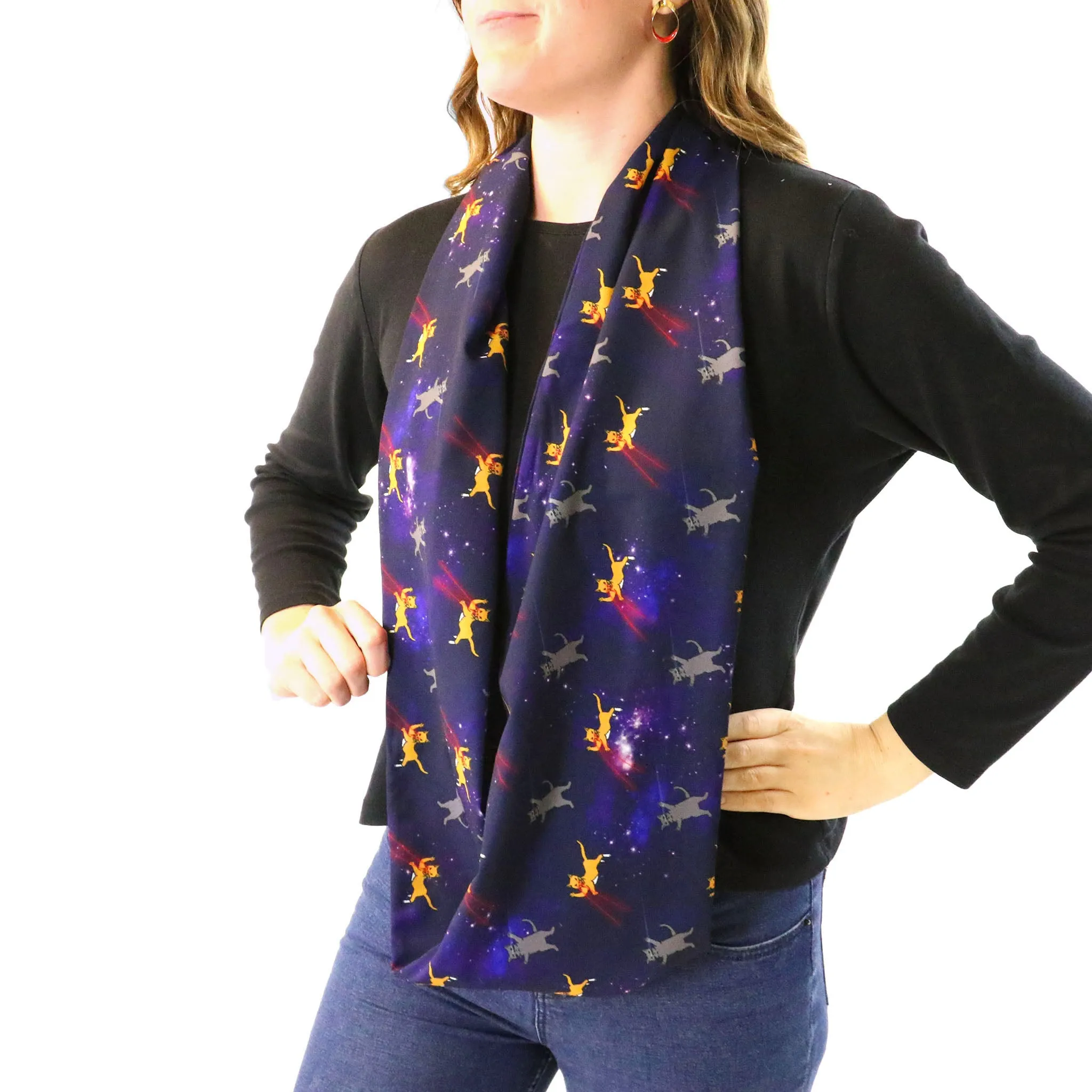 Laser Cats Infinity Scarf