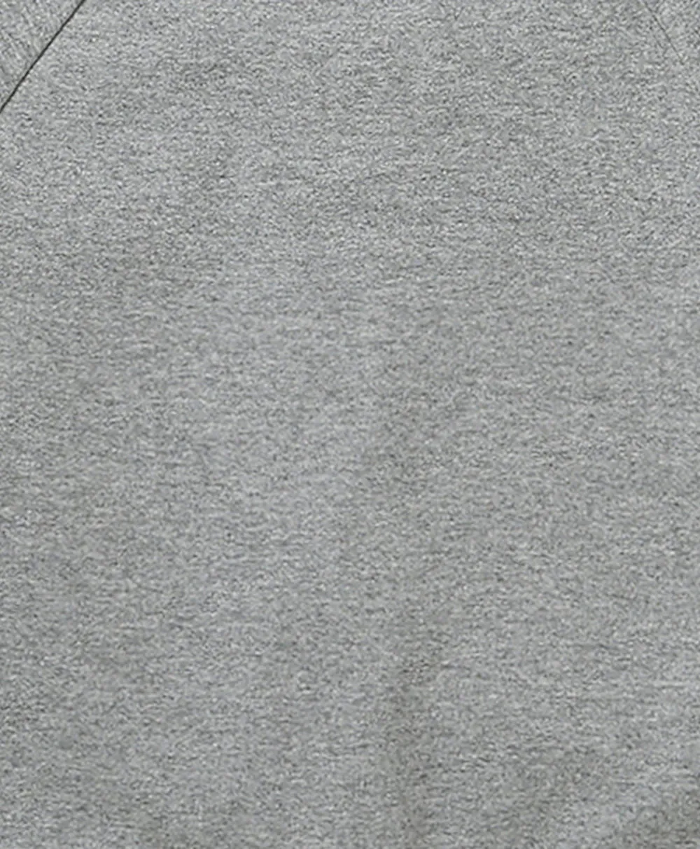 Light Grey Cotton Fleece Jacket