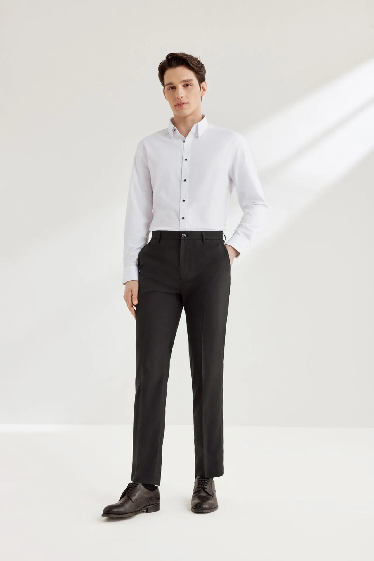 Lightweight Cool Touch Formal Pants in Smart Fit