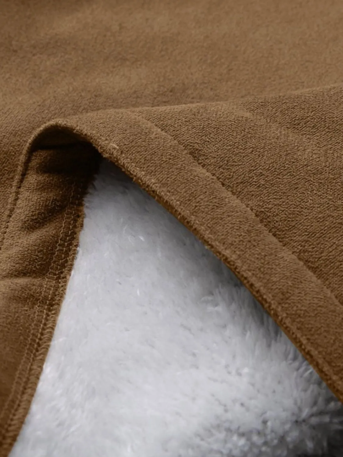 Long Hooded Jacket with Pocket Details and Toggle Closure