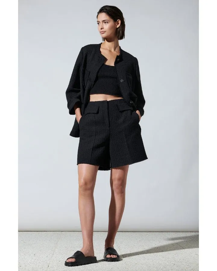 Luisa Cerano Tweed Effect Shorts