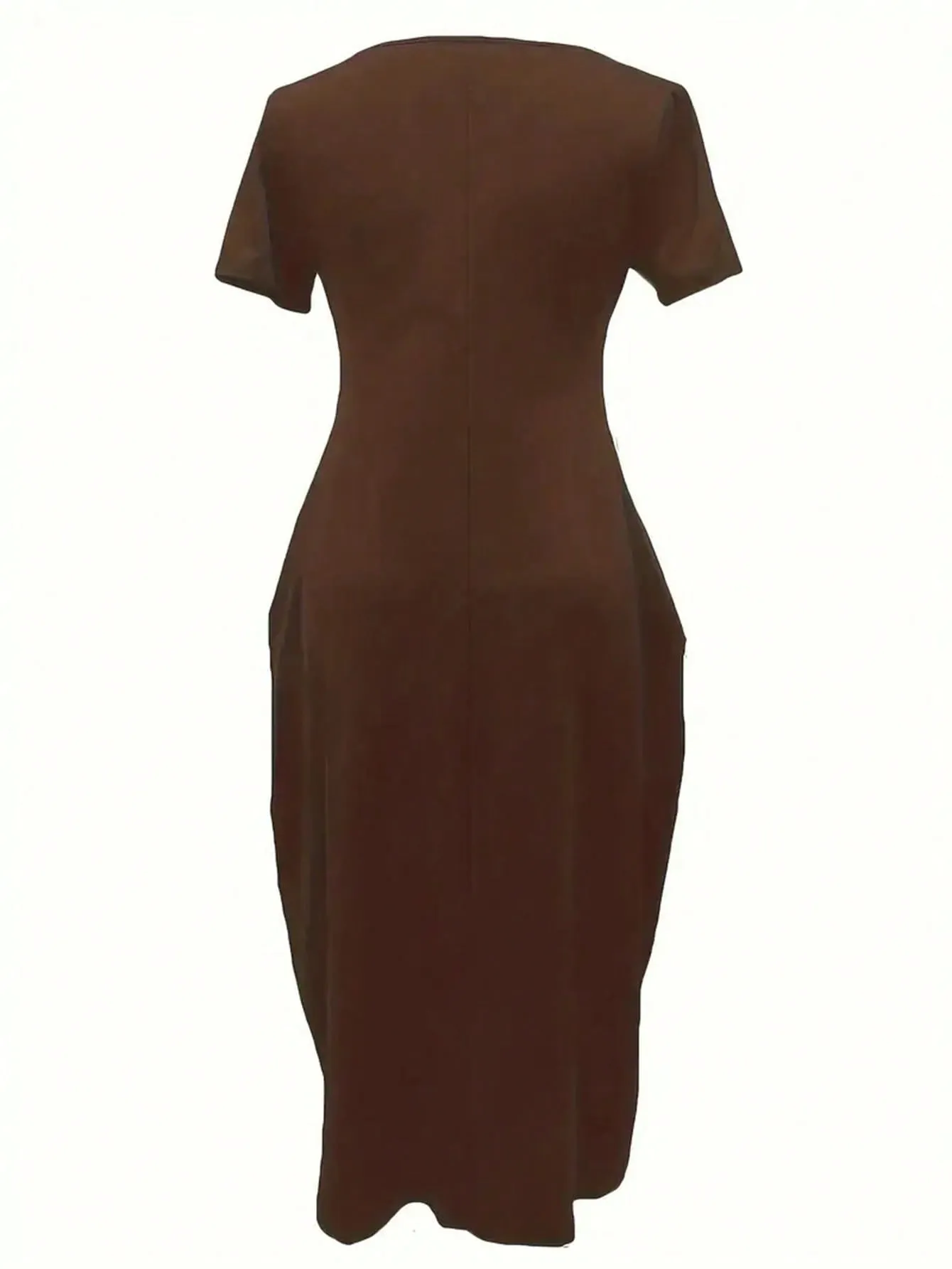 LUNE Short Sleeve Dress With Hidden Pocket