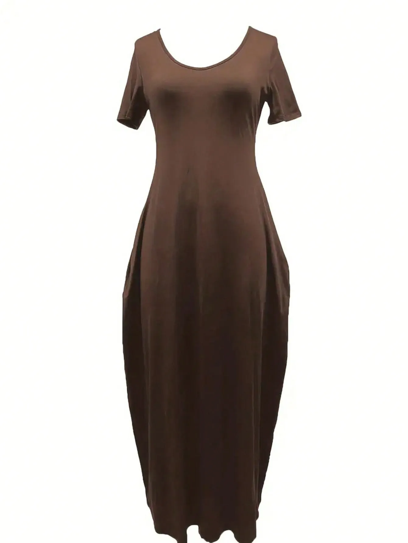 LUNE Short Sleeve Dress With Hidden Pocket