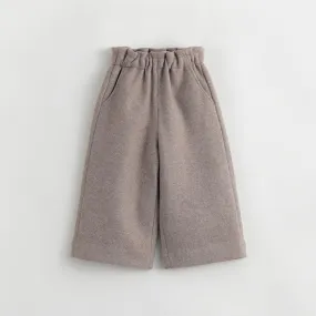 MARC & JANIE Girls Lace Waist Tweed Wide Leg Pants  232019